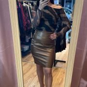 Μπλούζα Με Σούρες Ένας Ώμος Κάτω