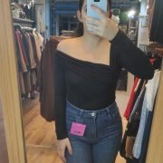 One shoulder bodysuit