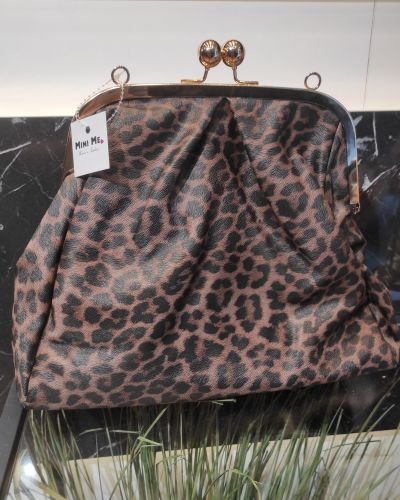 Τσάντα Clutch Λεοπάρ