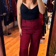 Wide leg trousers