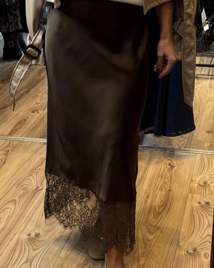 silk skirt