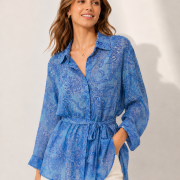 Blue boho