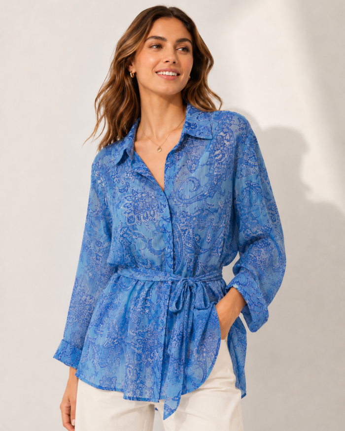 Blue boho